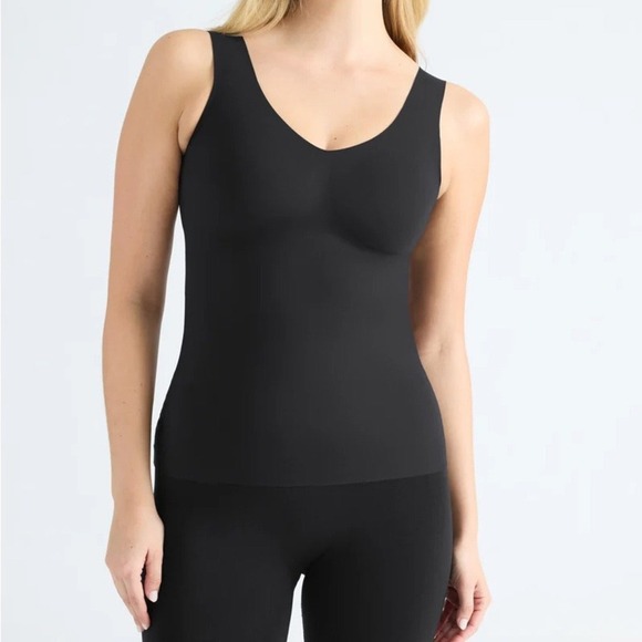 Knix Women's LuxeLift Shaper Tank Black Sleeveless Fitted Shape g- Size Large - Picture 1 of 5